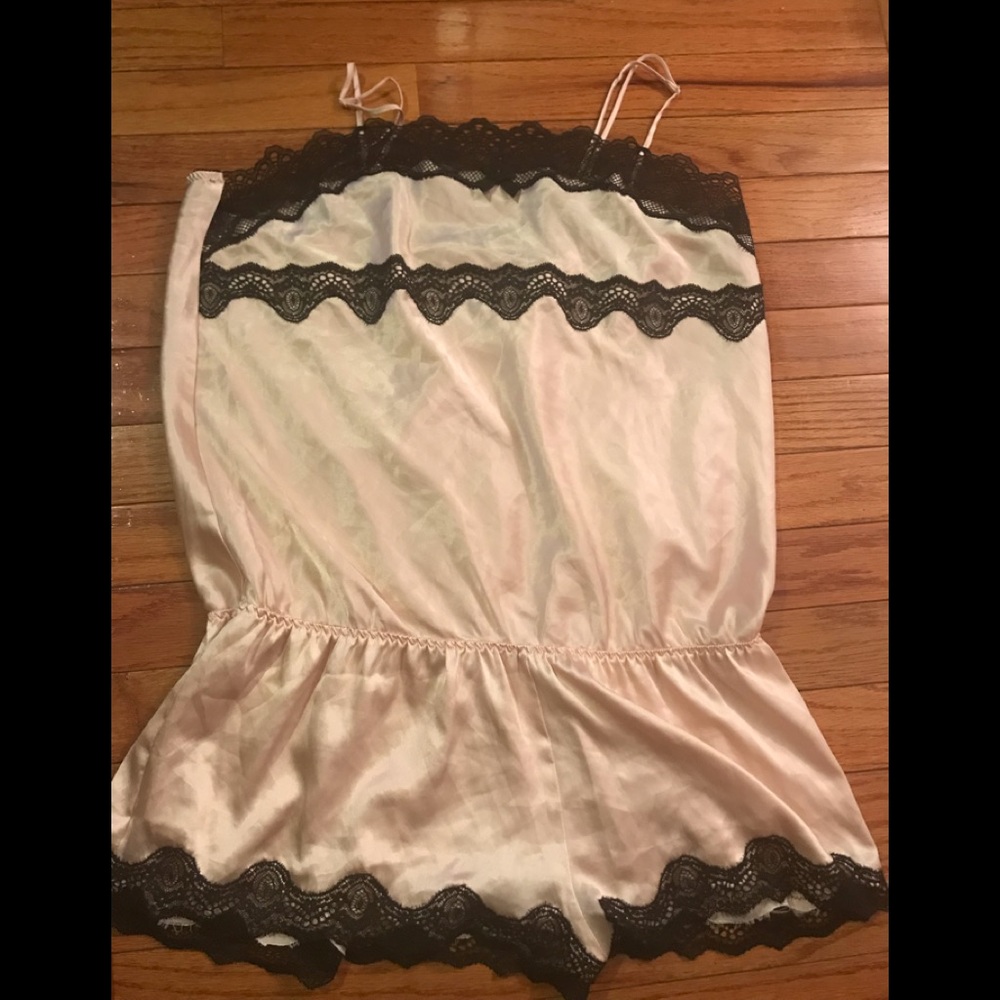 Victoria secret’s satin and lace romper